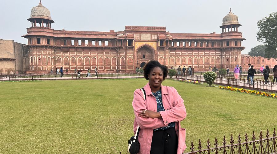 Shaquilla at the castle